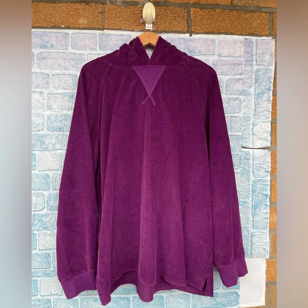 Drew House Corduroy Hoodie in purple size medium/Large